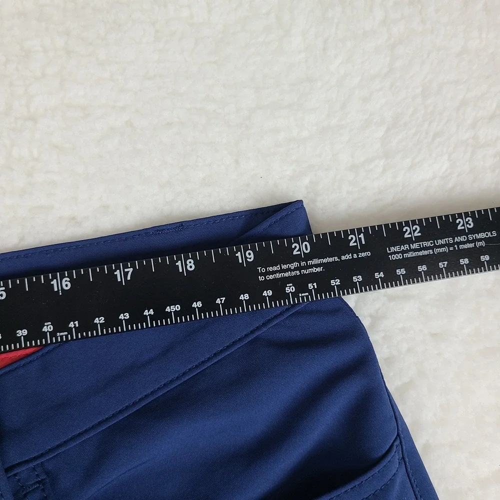 Kenneth‎ Cole Pants Mens 40x34 Navy Slim Performance Awearness Tech Golf Chino